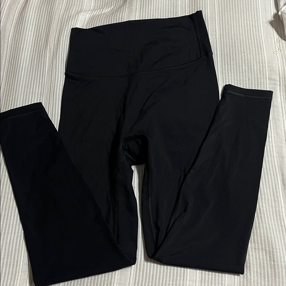 Volare Black High-Waisted Leggings